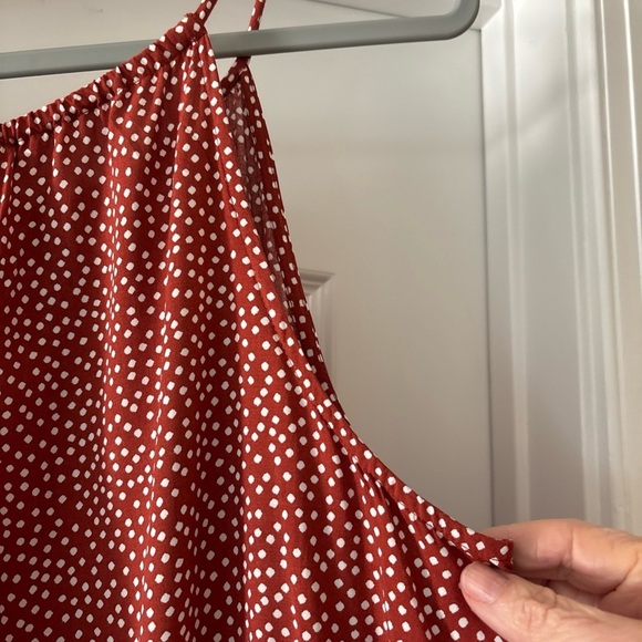 OLD NAVY LARGE NWT ROMPER SLEEVELESS RAYON POKA DOT - Picture 9 of 16